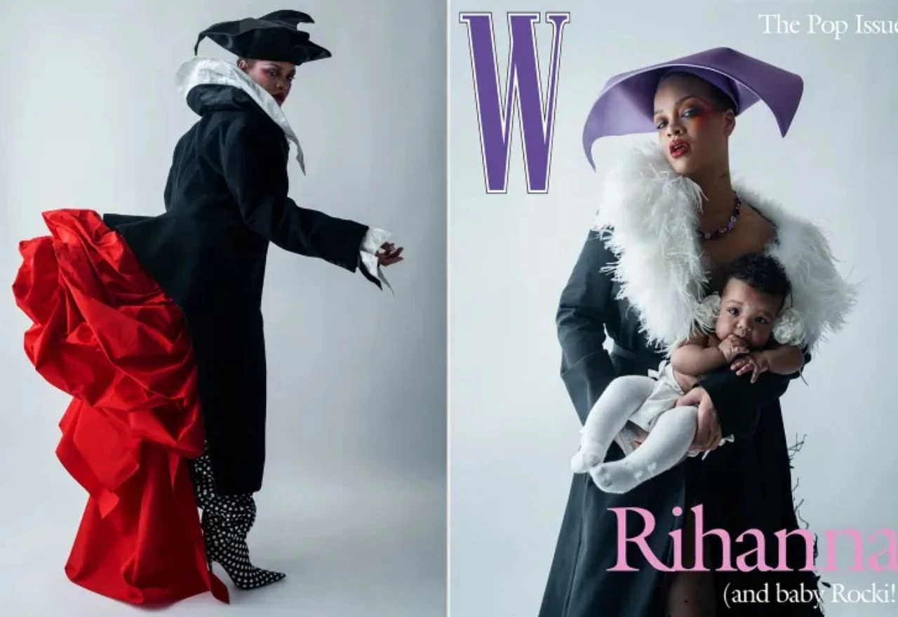 Luksuz od malih nogu: Rihannina kćer na modnoj naslovnici u Dior pelenama