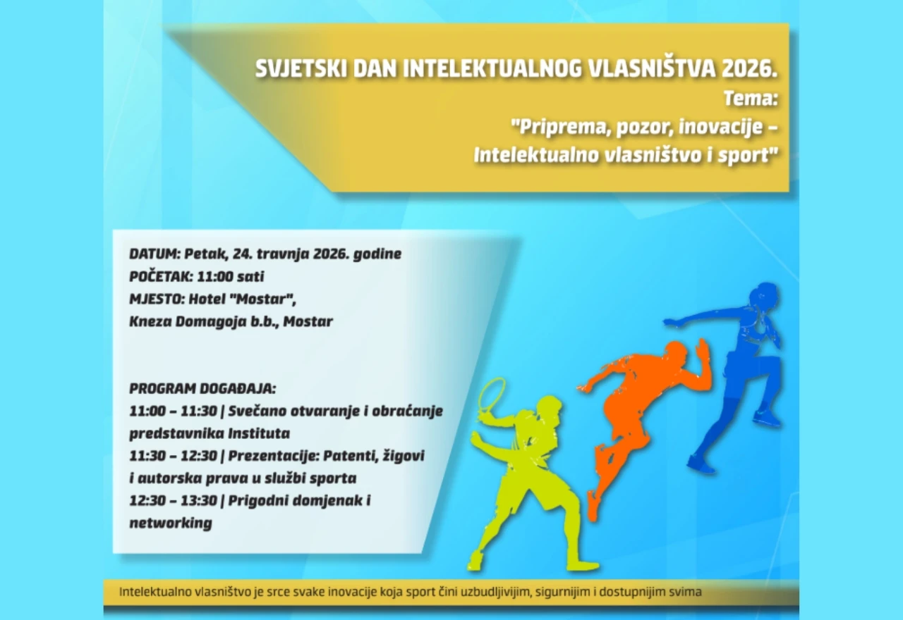 Mostar domaćin obilježavanja Svjetskog dana intelektualnog vlasništva 2026.