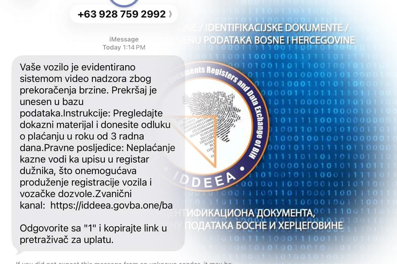 Ne nasjedajte: Lažne poruke i zlouporaba imena IDDEEA BiH