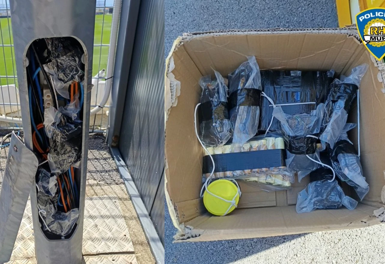 Policija na tribinama pronašla i oduzela skrivenu pirotehniku
