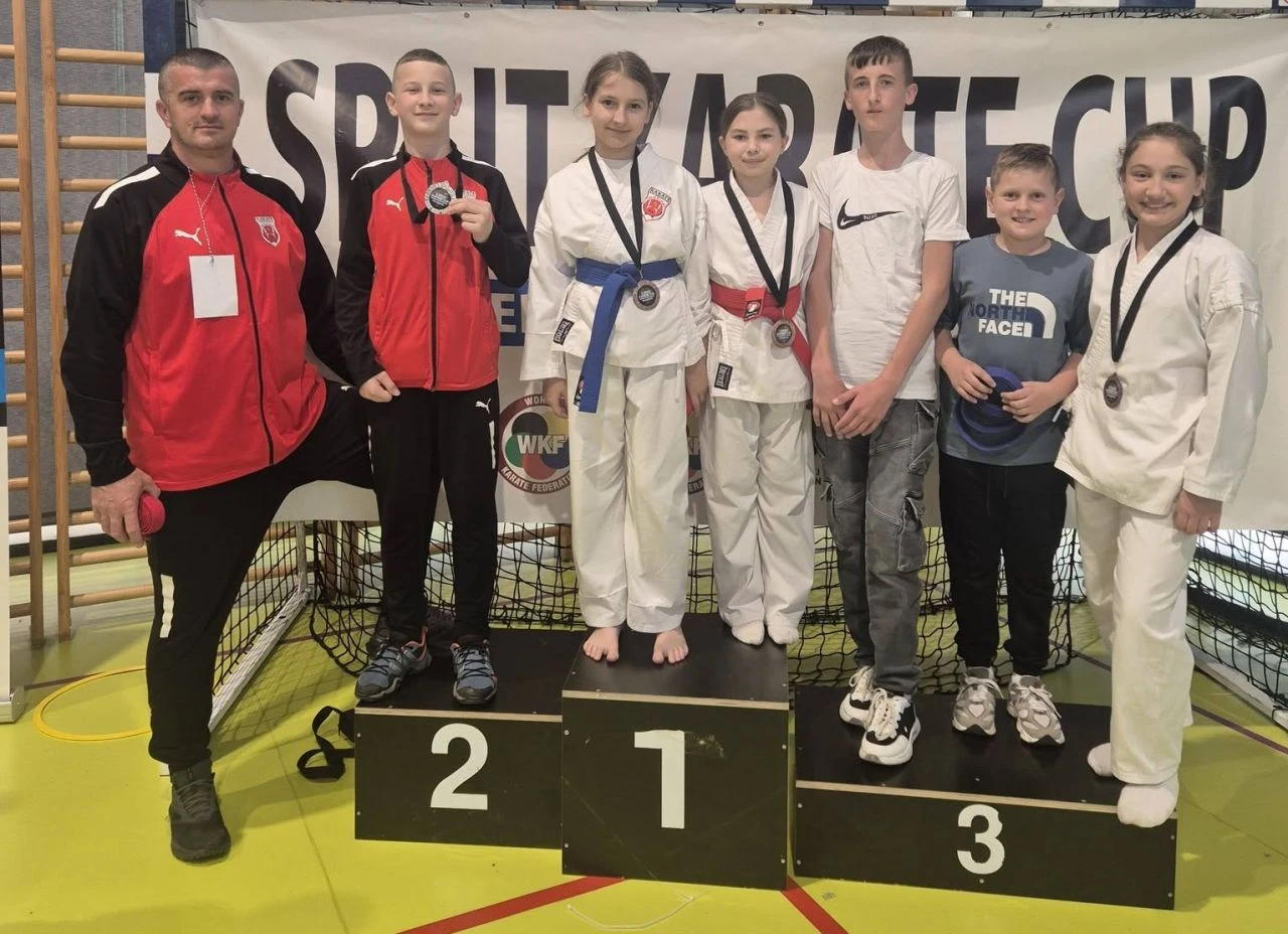 Nove medalje za Karate klub Bjelopoljac na 7. Split kupu 2026
