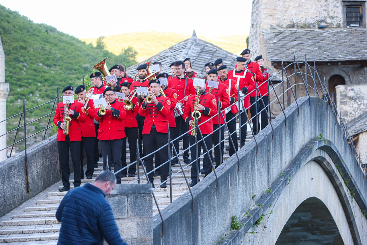 Hrvatska glazba Mostar održala prvosvibanjsku budnicu