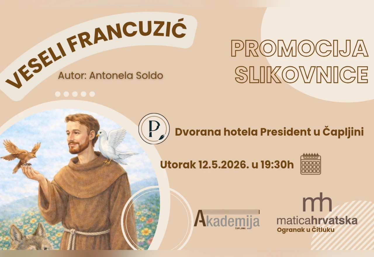 Promocija slikovnice u Čapljini u čast sv. Franje Asiškog
