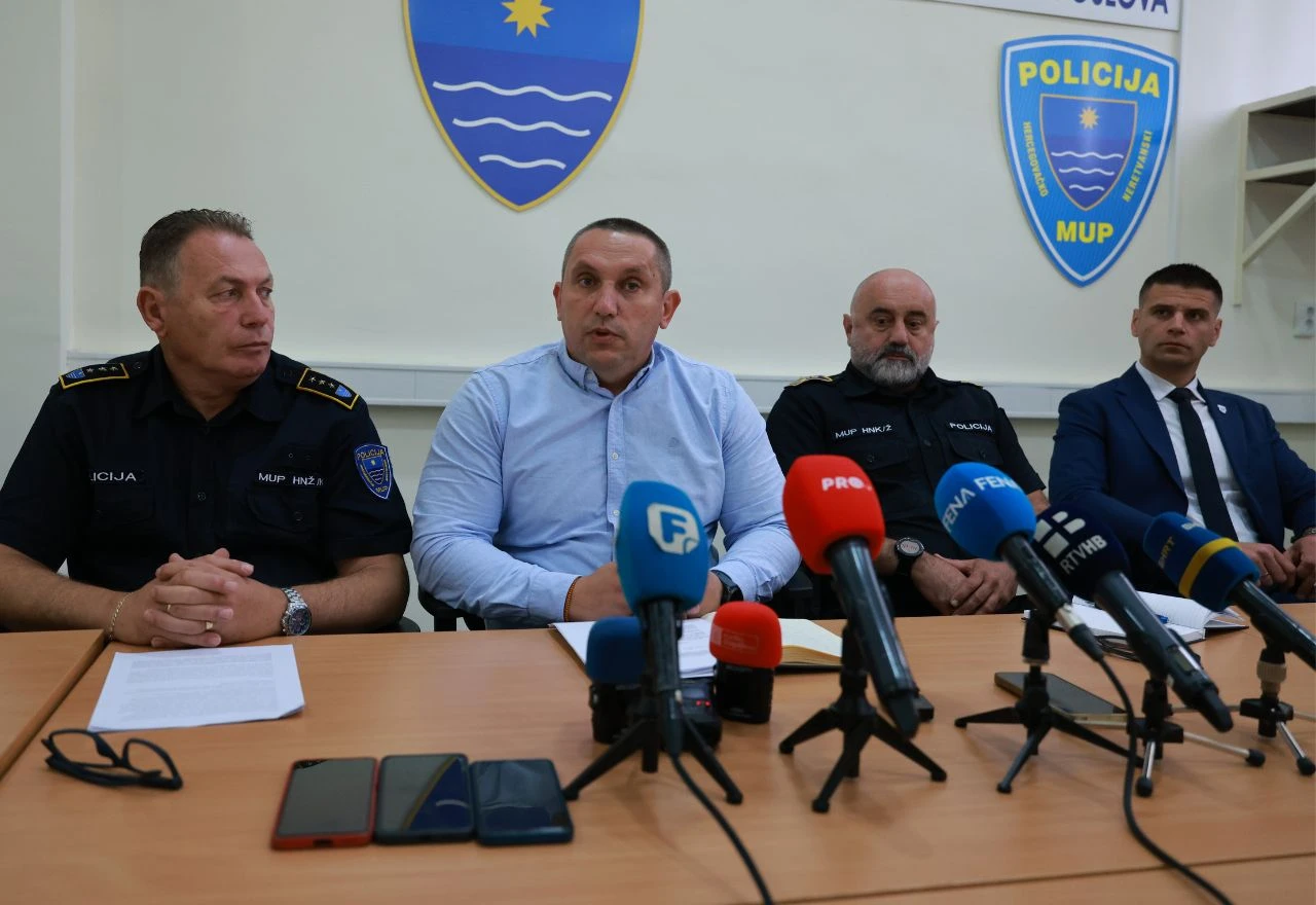 Press konferencija MUP HNŽ-a