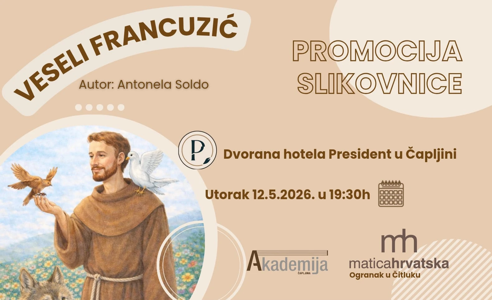 Promocija slikovnice ''Veseli Francuzić'' posvećene sv. Franji Asiškom