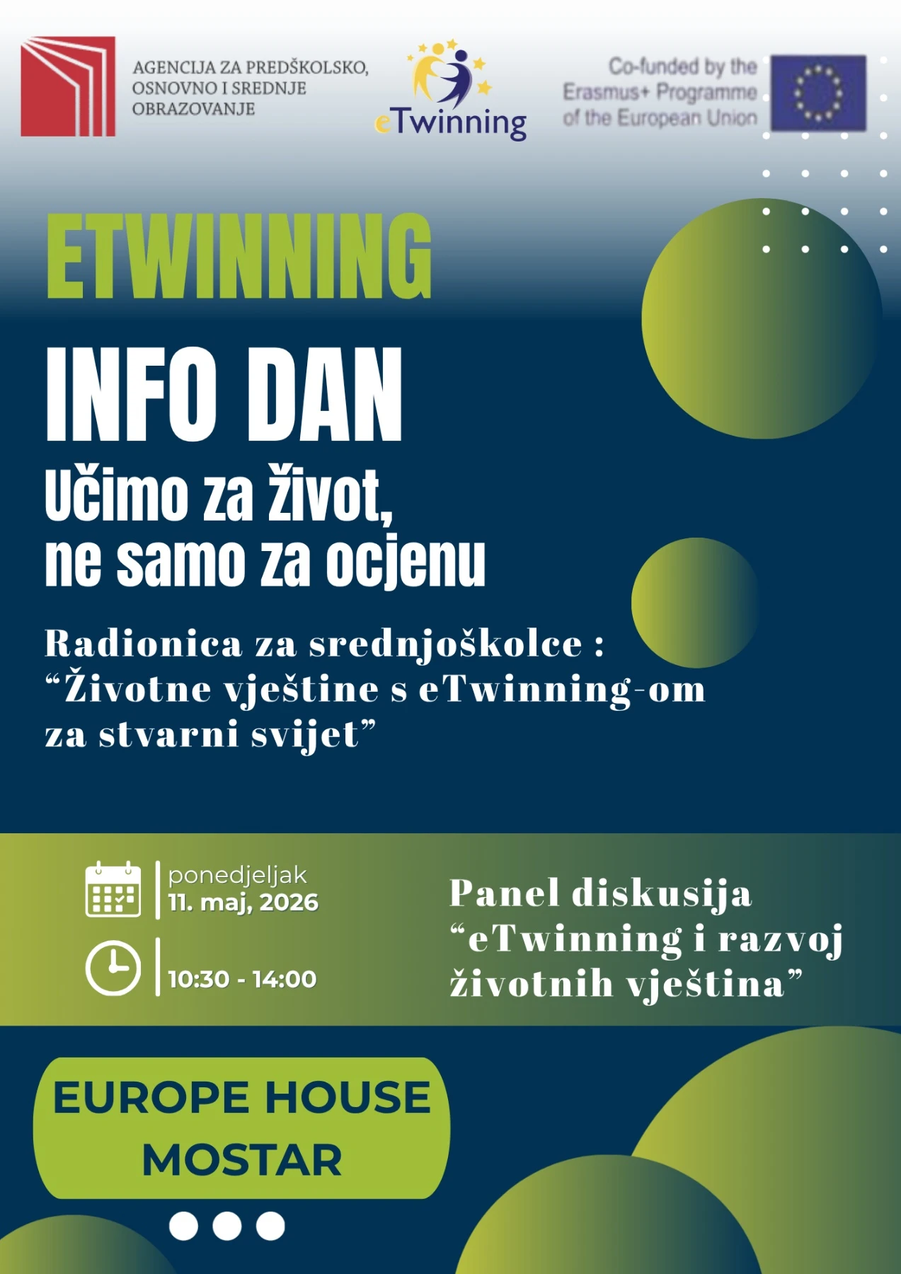 Info dan o eTwinning programu i životnim vještinama učenika