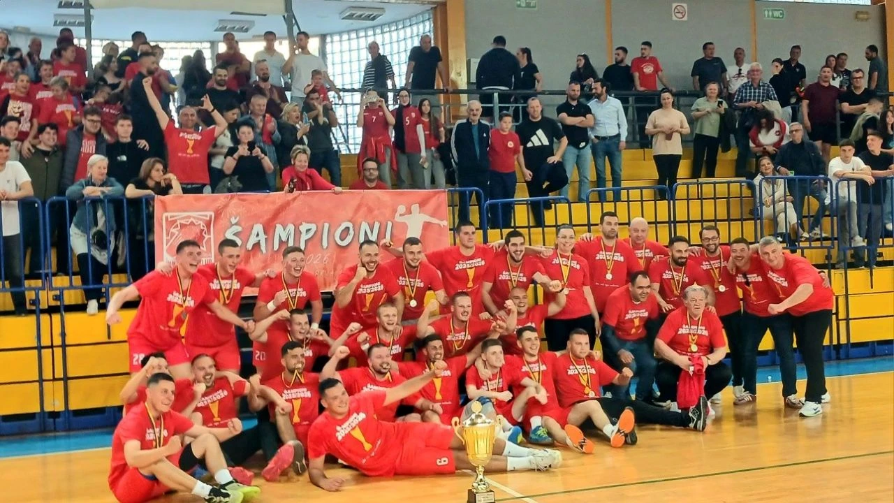 Rukometaši Veleža proslavili ulazak u Premijer ligu