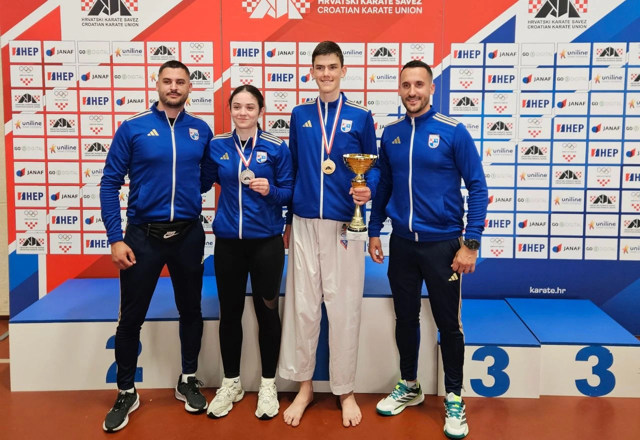 Karate klub Široki Brijeg osvojio zlato i srebro na prvenstvu Hrvatske