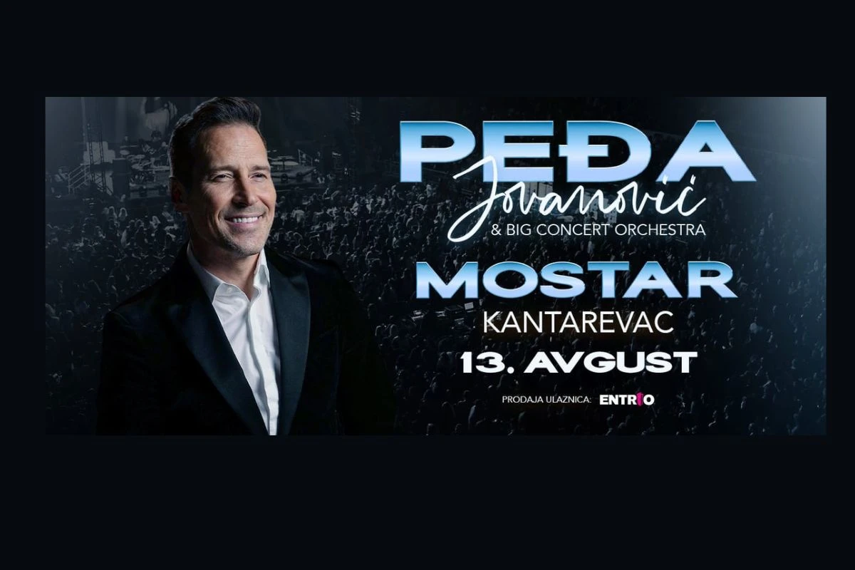 Do 1. lipnja niže cijene ulaznica za veliki koncert Peđe Jovanovića u Mostaru