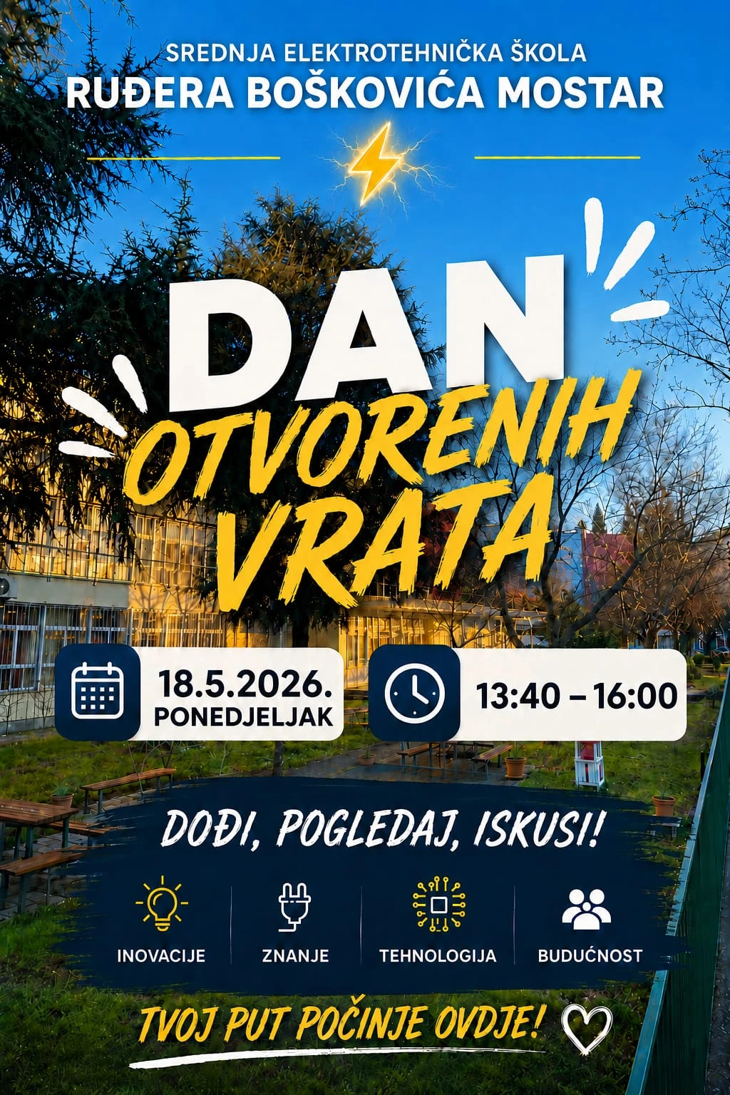 Dan otvorenih vrata u Elektrotehničkoj školi Ruđera Boškovića Mostar