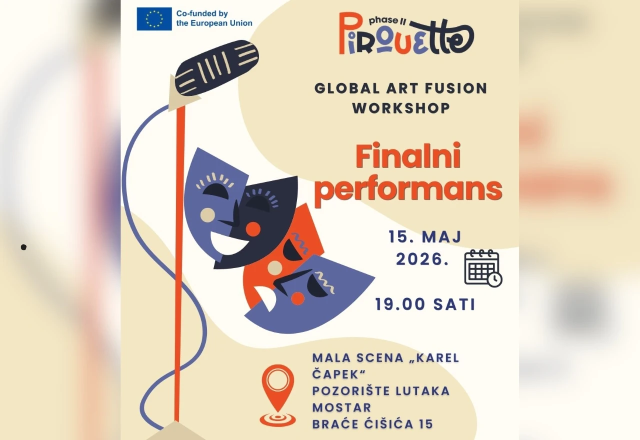 "Global Art Fusion" donosi finalni performans mladih Mostara