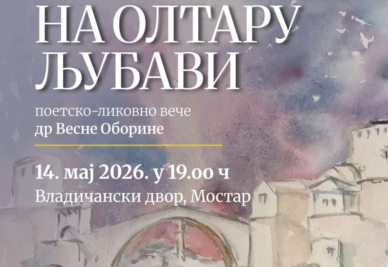 Vesna Oborina u Mostaru predstavlja poetsko-likovnu večer ''Na oltaru ljubavi''