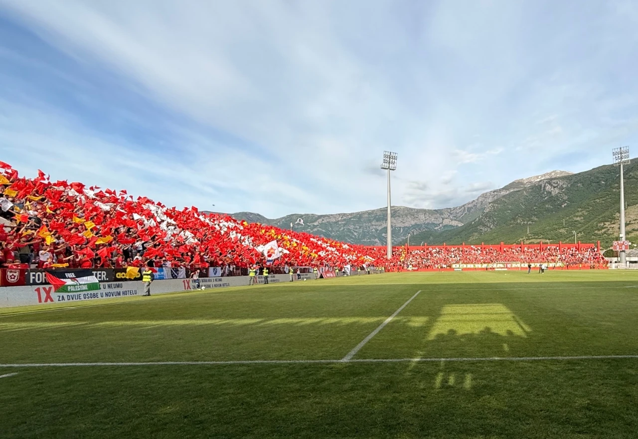 VIDEO | Feđa Dudić na tribinama prati finale Kupa BiH