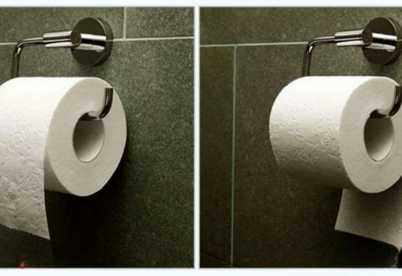 Kako pravilno staviti WC papir na držač? Samo je jedan način ispravan