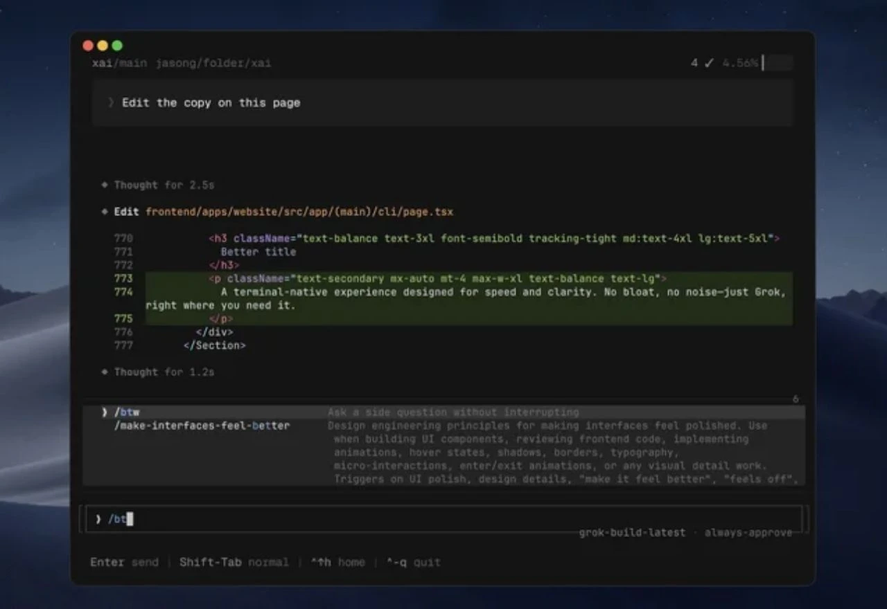 xAI predstavio novi alat za programiranje pod nazivom Grok Build
