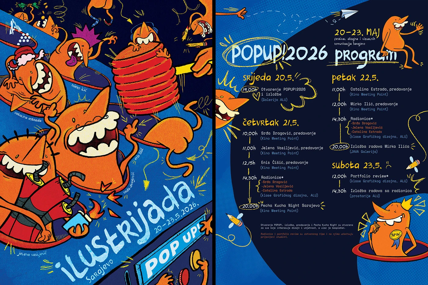 POPUP!2026 u Sarajevu okuplja regionalne i svjetske ilustratore i dizajnere