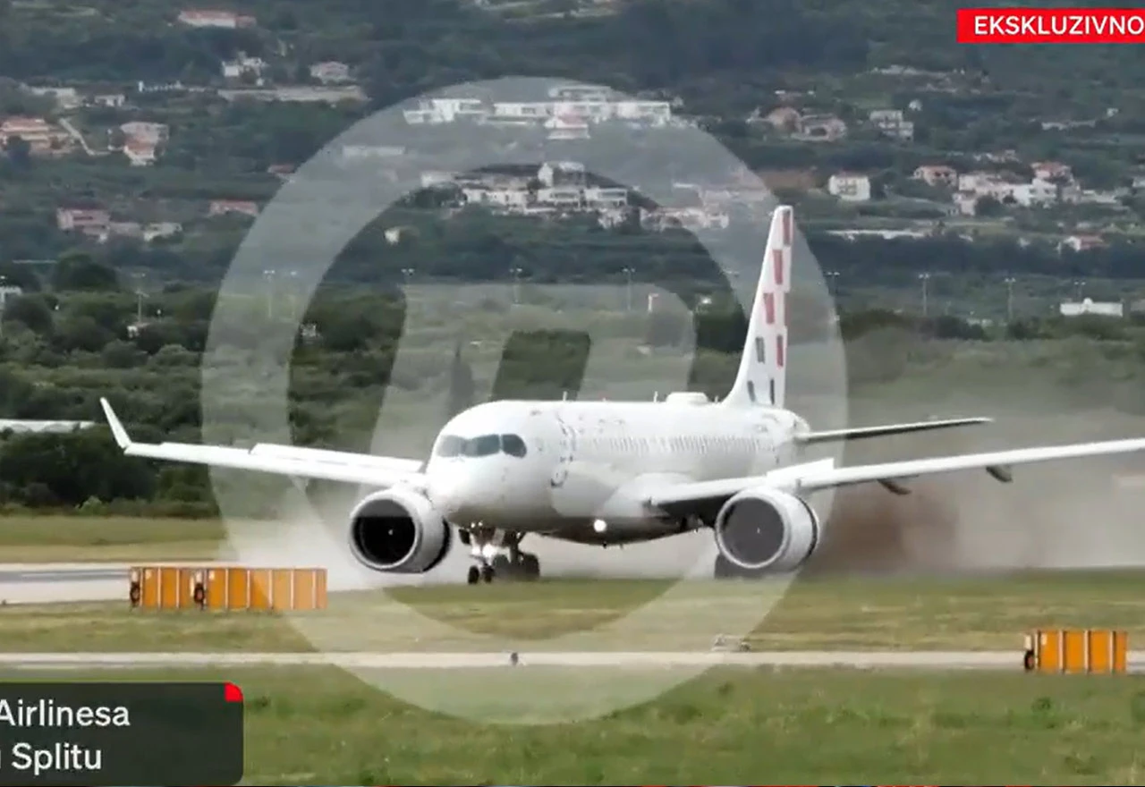 VIDEO: Objavljen je trenutak izlijetanja zrakoplova u Splitu, pokrenuta opsežna istraga