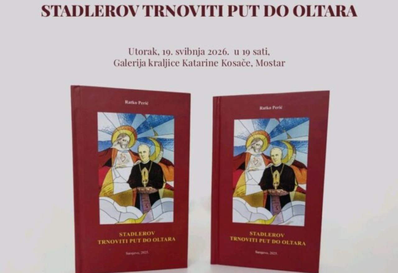 Ratko Perić u Mostaru predstavlja knjigu ''Stadlerov trnoviti put do oltara''