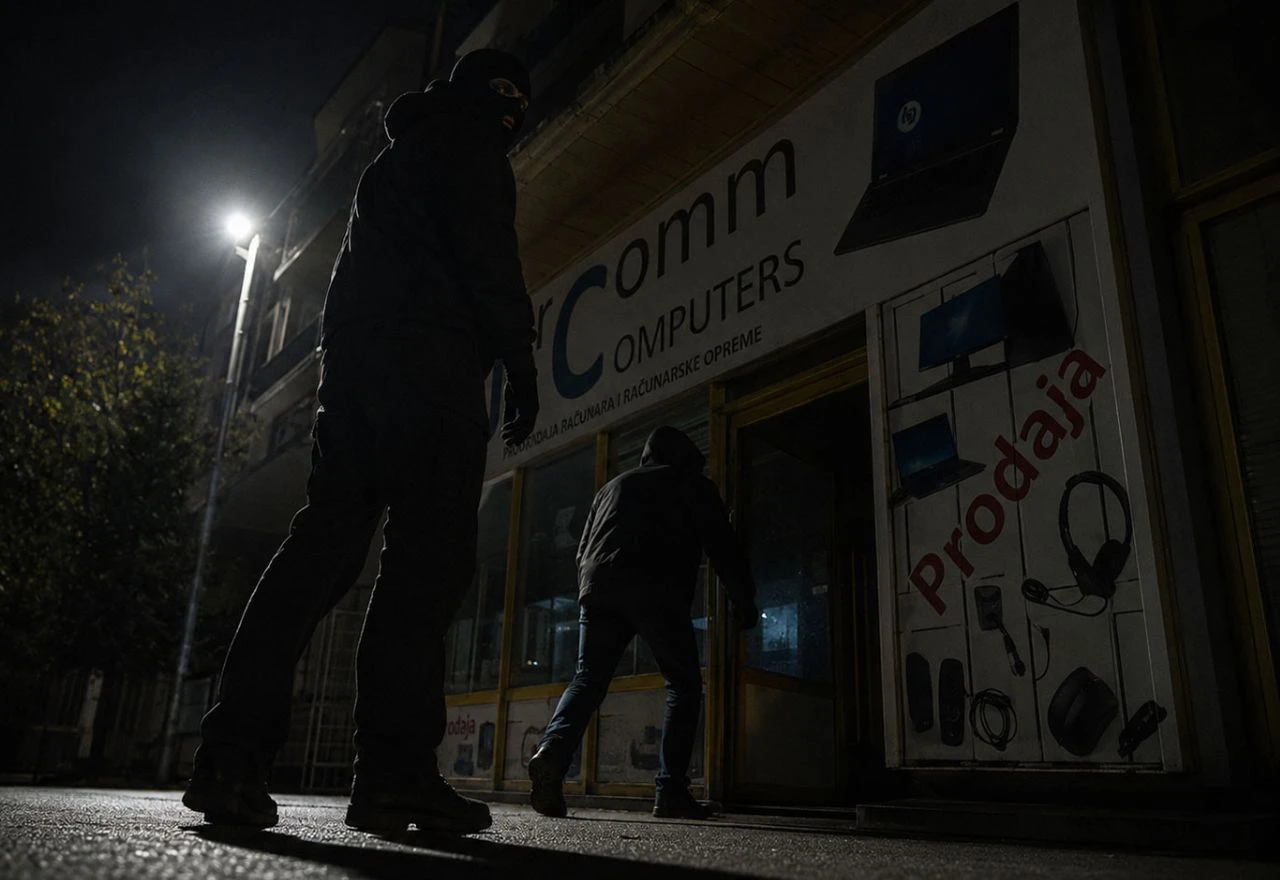 Opljačkana trgovina informatičke opreme u Mostaru