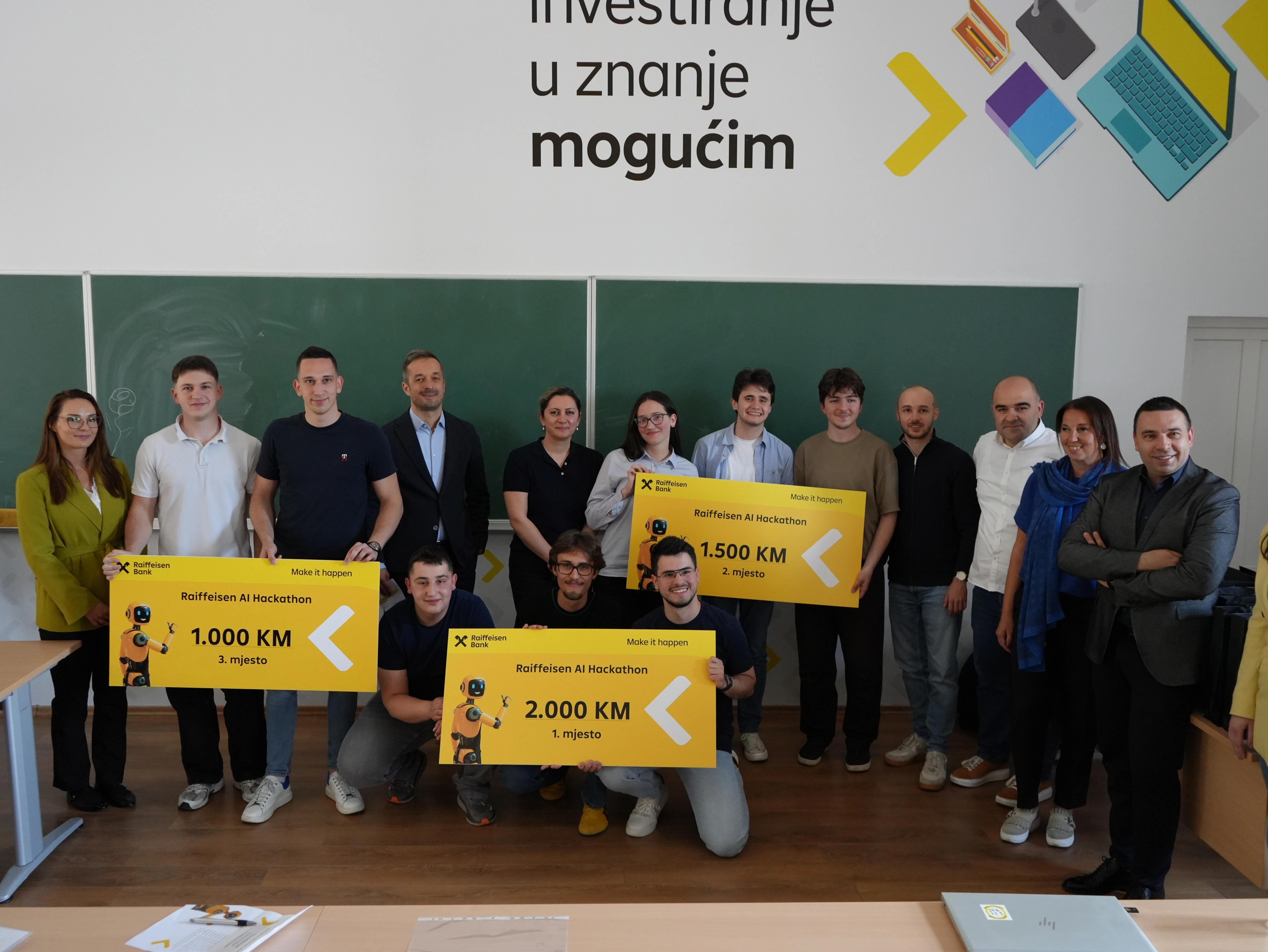AI rješenja koja mijenjaju bankarstvo: poznati pobjednici Raiffeisen AI Hackathona