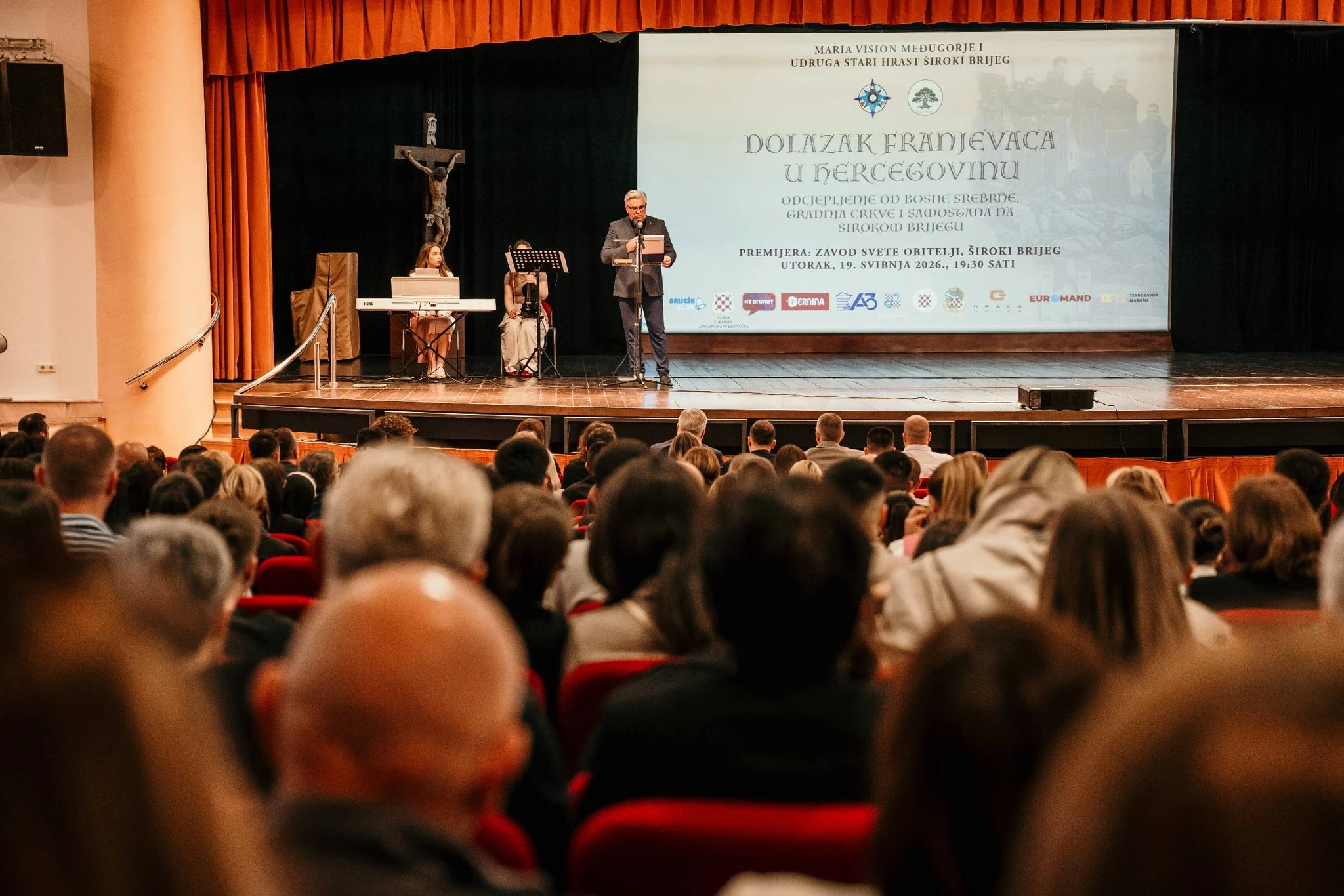 U Širokom Brijegu premijerno prikazan film o dolasku franjevaca u Hercegovinu