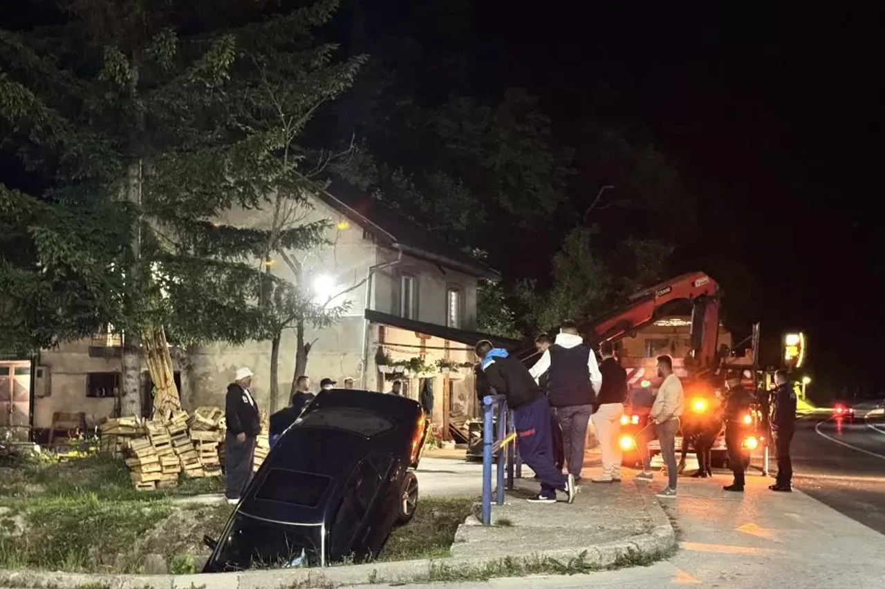 Automobil sletio u korito rječice na ulazu u Konjic