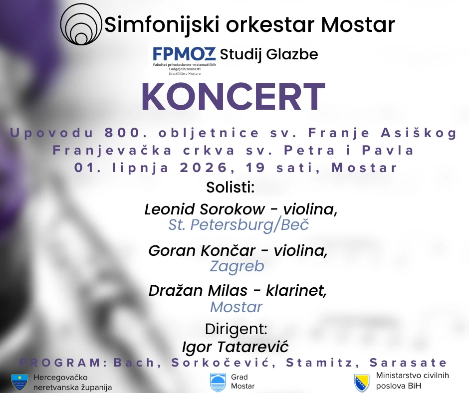 Koncert povodom 800. obljetnice sv. Franje Asiškog