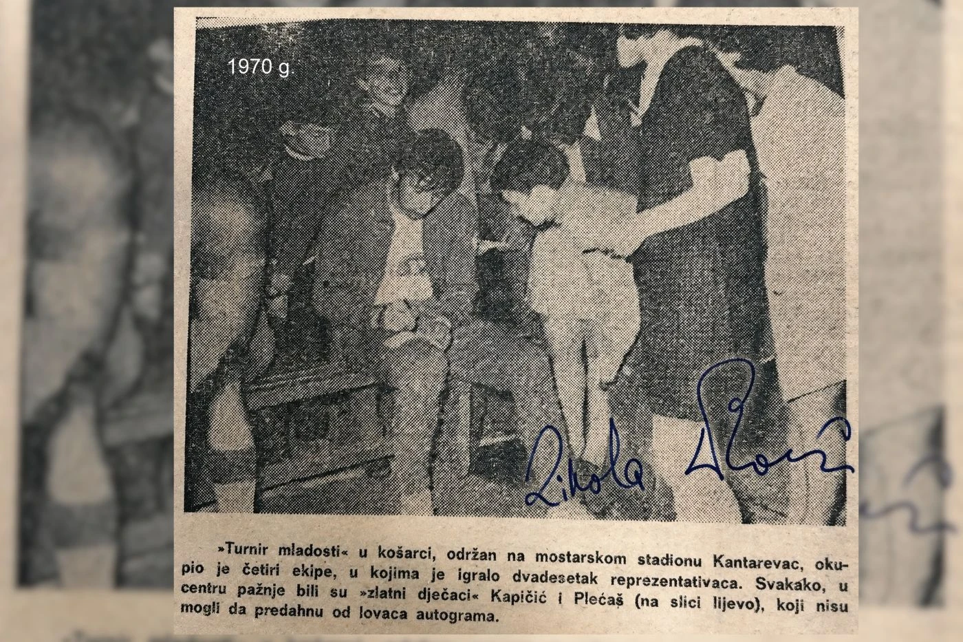 Kada je Mostar čekao autogram Nikole Plećaša