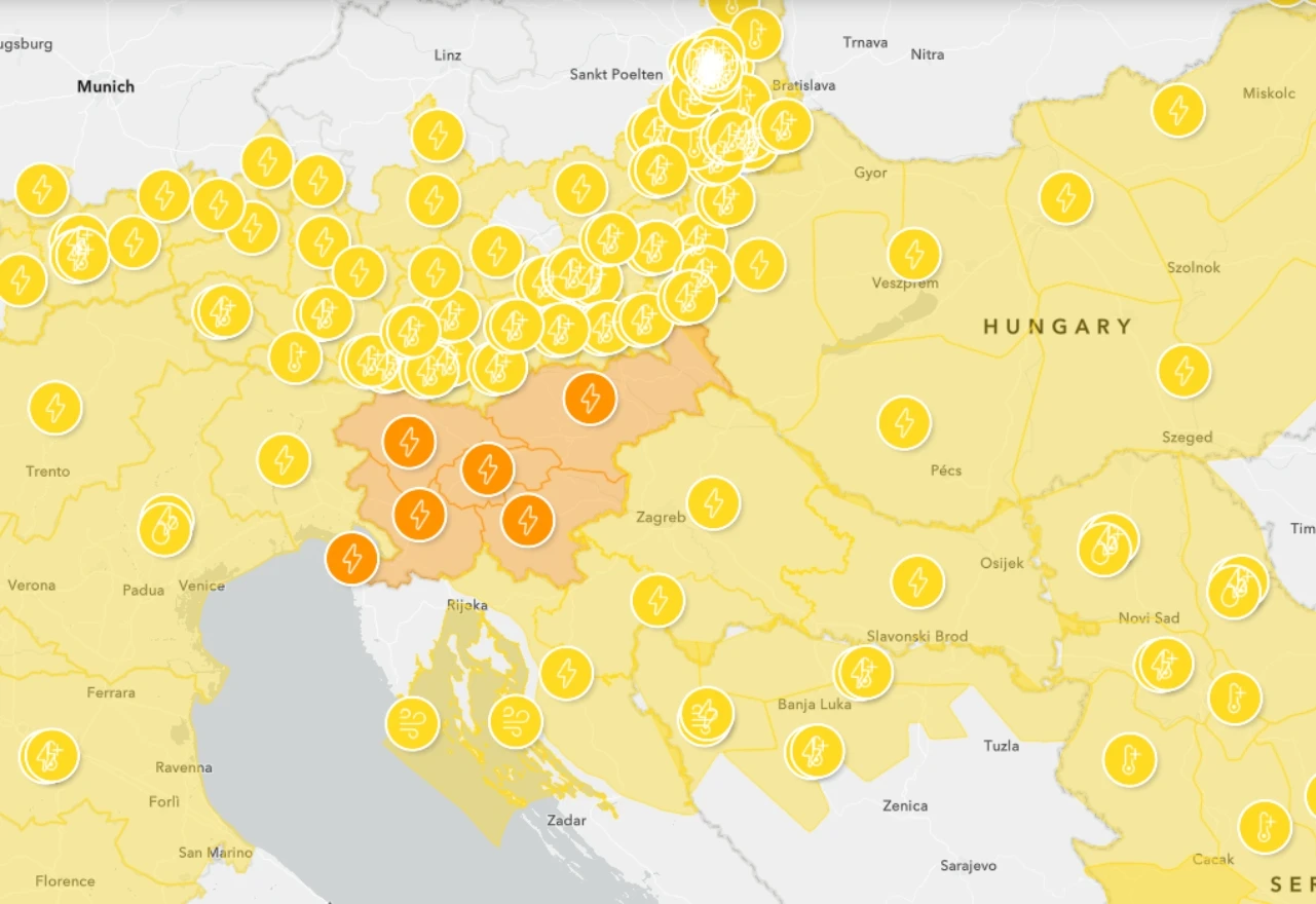 Slovenci i Hrvati najavili nevrijeme, stiže i u BiH