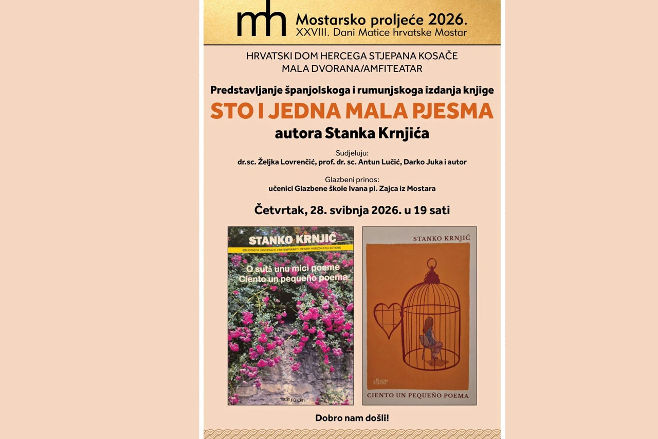 Krnjićeva Sto i jedna mala pjesma na španjolskom i rumunjskom jeziku