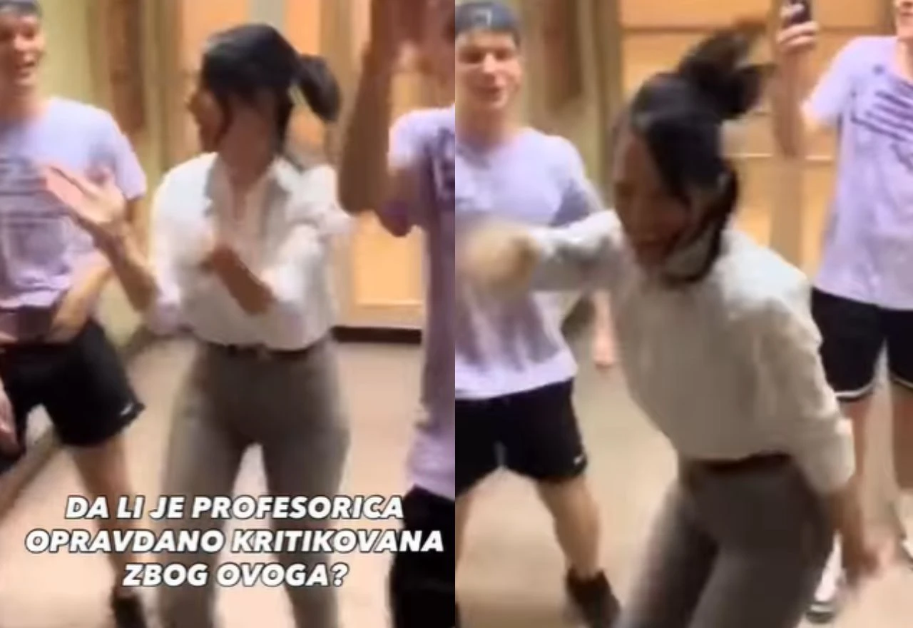 Profesorica iz Hrvatske postala hit zbog plesa s maturantima