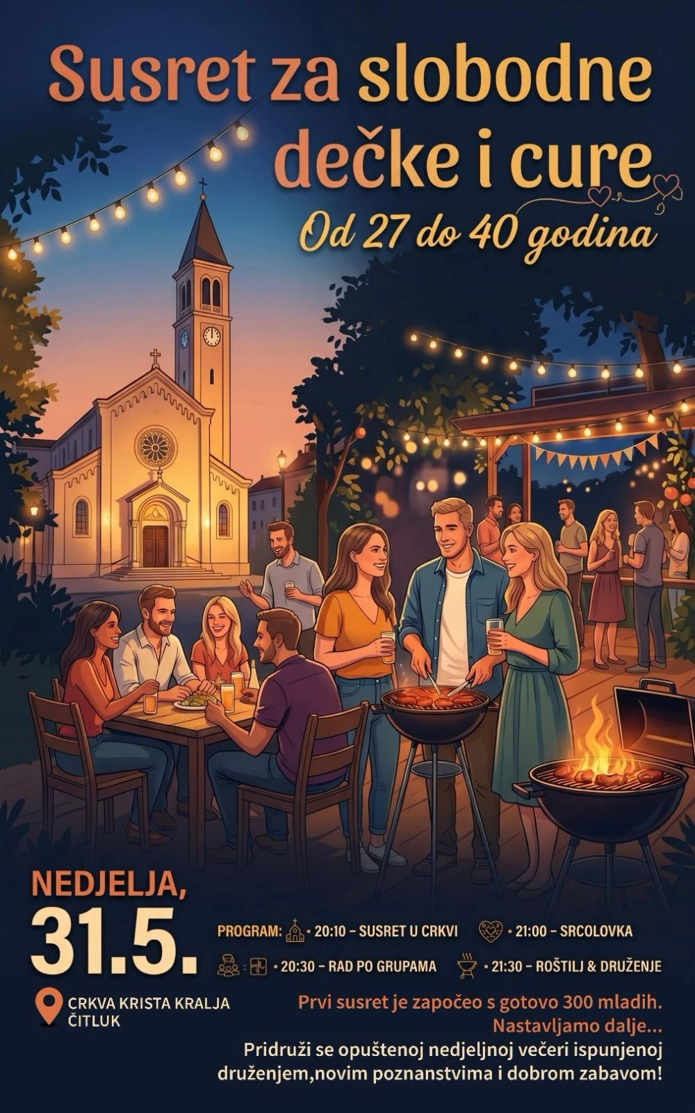 U Čitluku novi susret za slobodne djevojke i mladiće