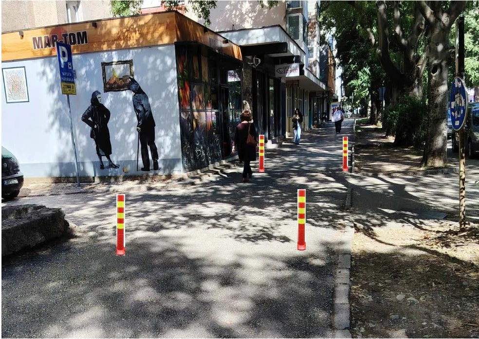 Mostar kreće u zaštitu pješaka: Na ulicama stižu zaštitni stupići