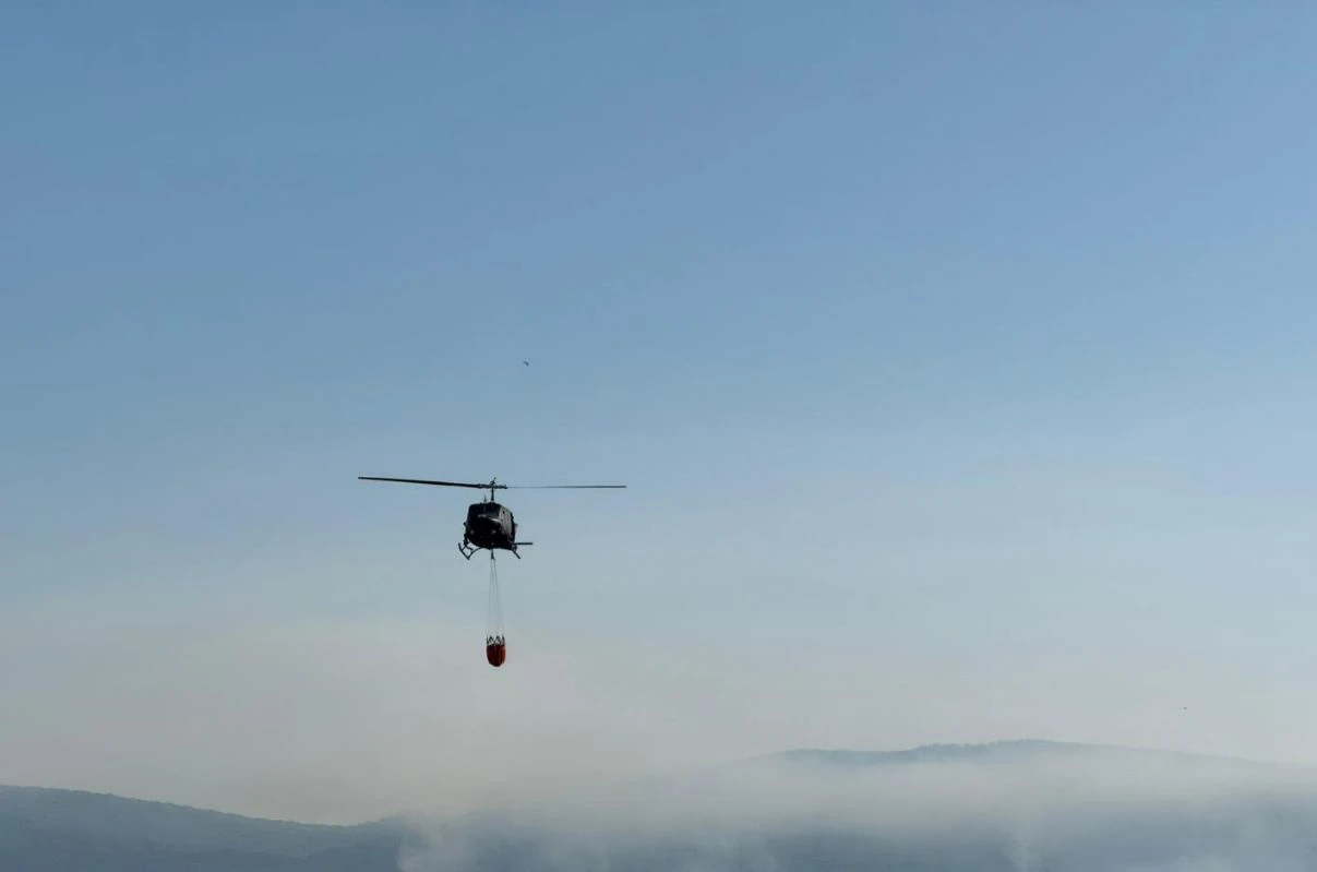 VIDEO | Oružane snage: Naš helikopter još uvijek gasi požar kod Jablanice