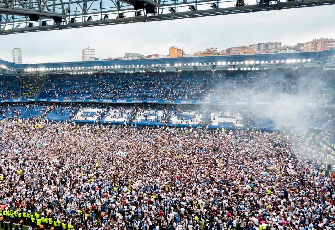Prizor sa stadiona obilazi svijet: Kultni klub se vratio u elitu, navijači priredili invaziju