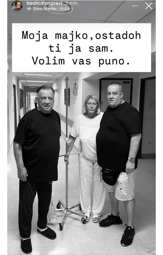 Dino se oprostio od preminule majke Sejde