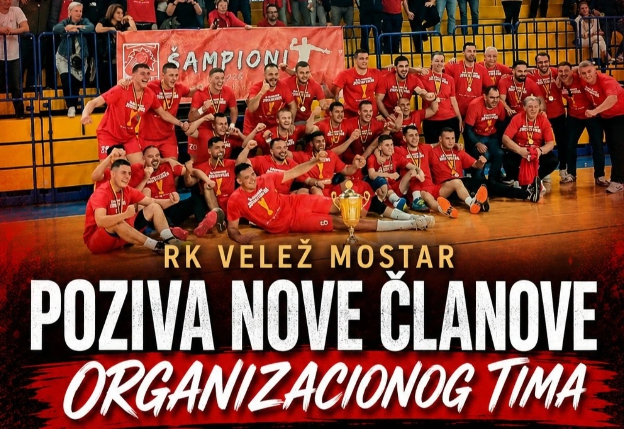 RK Velež Mostar traži nove članove organizacijskog tima