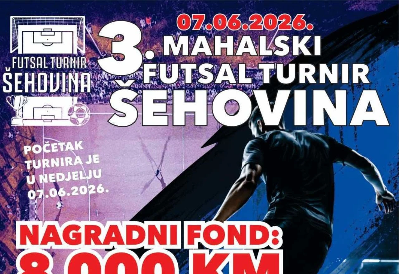 U Šehovini najavljen treći tradicionalni futsal turnir