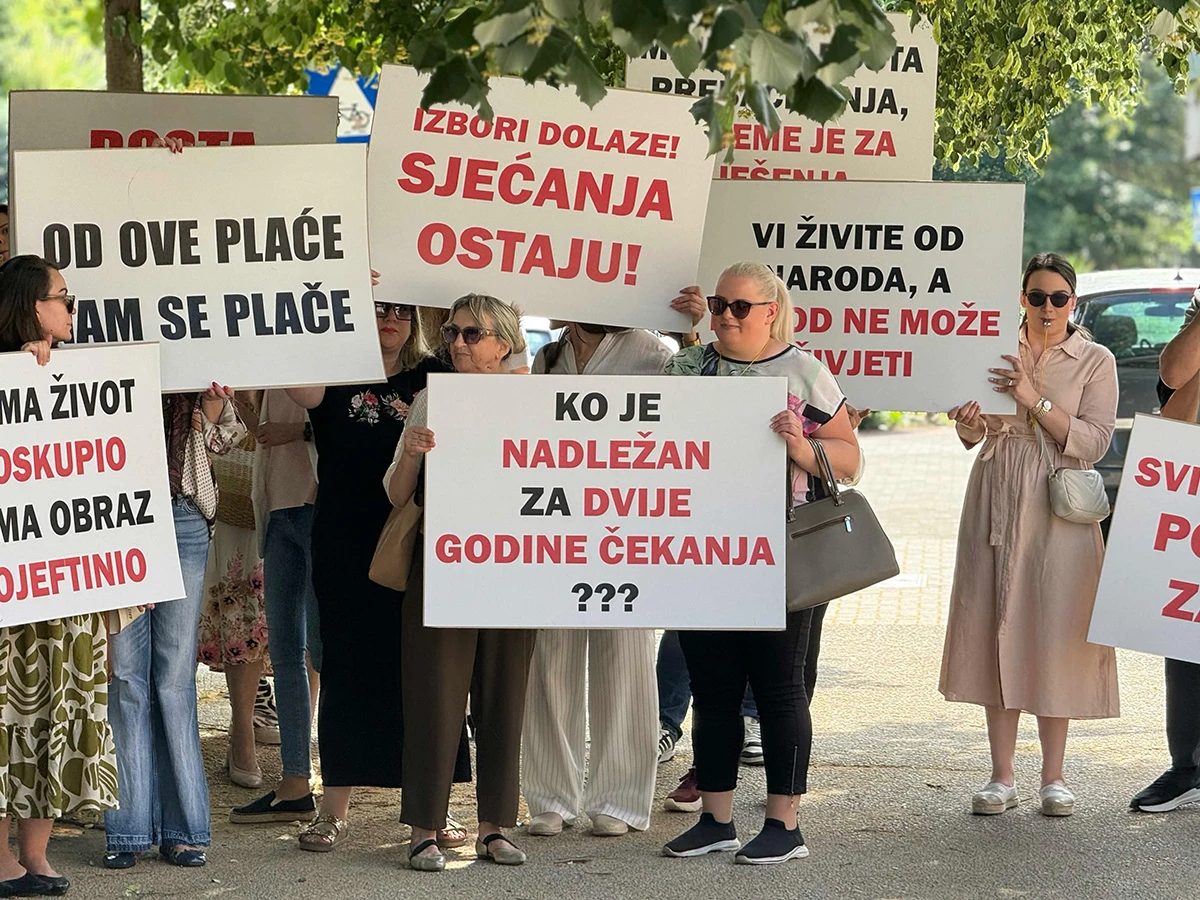 Sindikati obrazovanja HNŽ-a podržali štrajk službenika i namještenika u pravosuđu