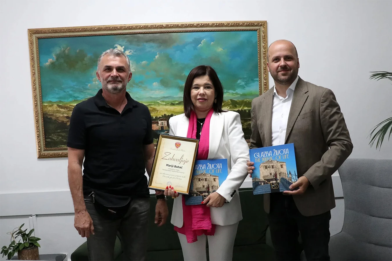 Buhač obećala potporu Hrvatskoj glazbi Mostar