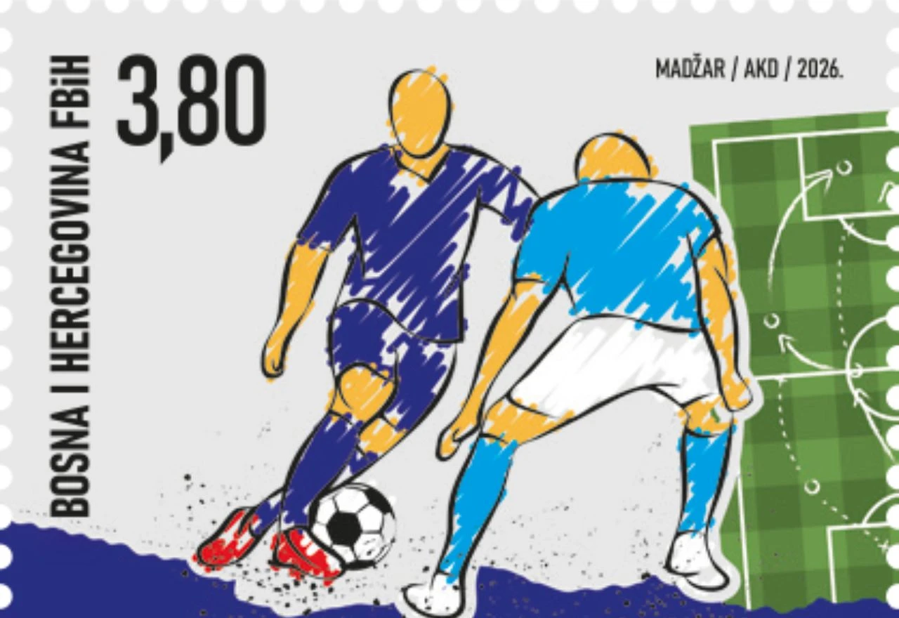 Svjetsko prvenstvo 2026. na markama Hrvatske pošte Mostar