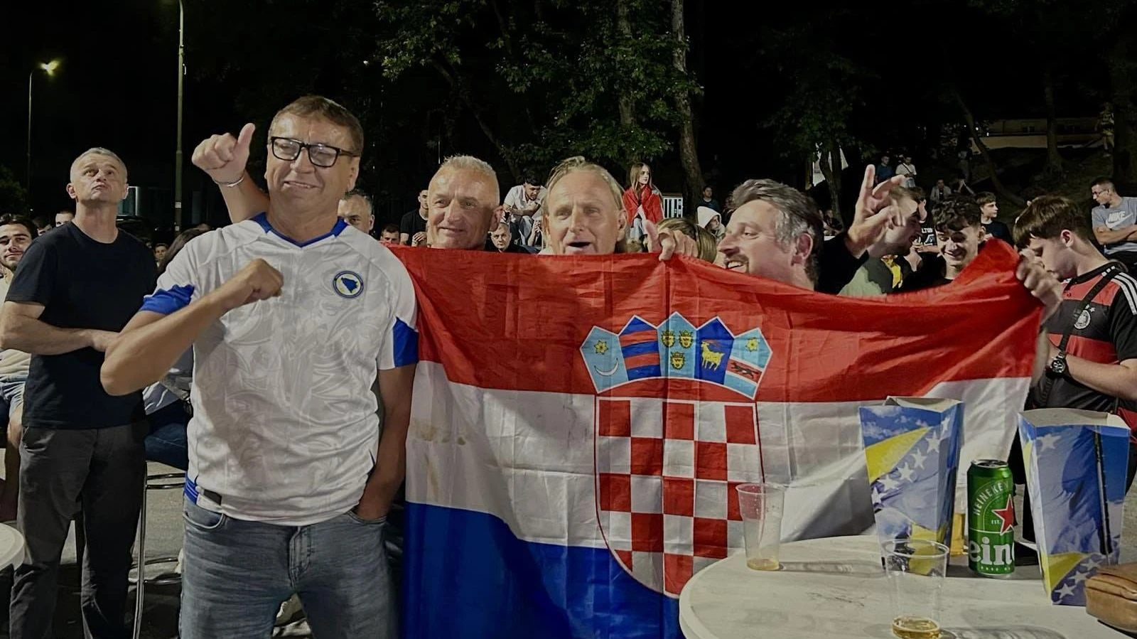 Zajedničko praćenje utakmice Hrvatska - Engleska