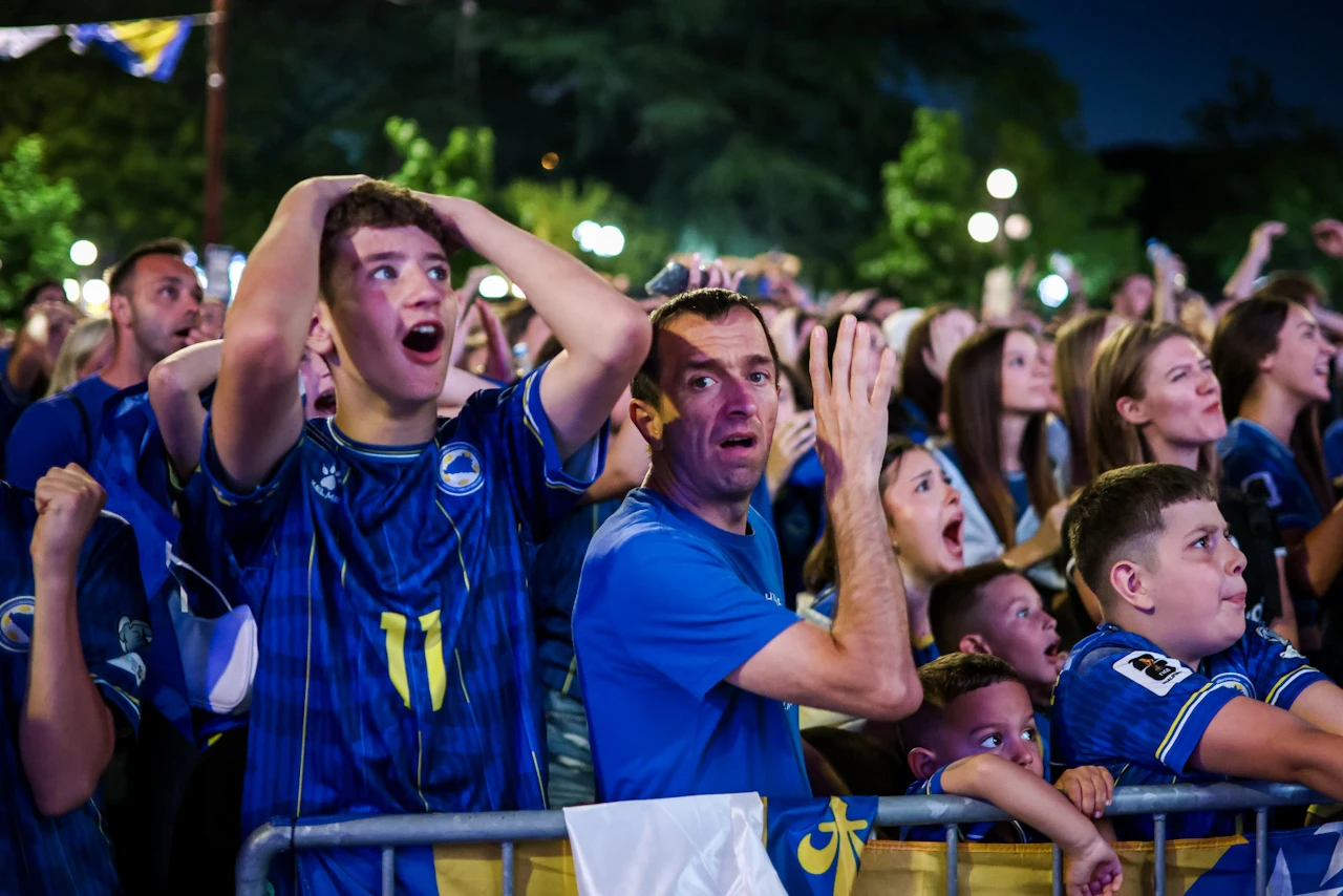 FOTO | BiH propustila nekoliko obećavajućih napada, navijači ostali razočarani
