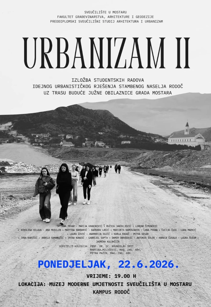 Urbanizam II: Studenti SUM-a predstavljaju ideje za stambeno naselje Rodoč