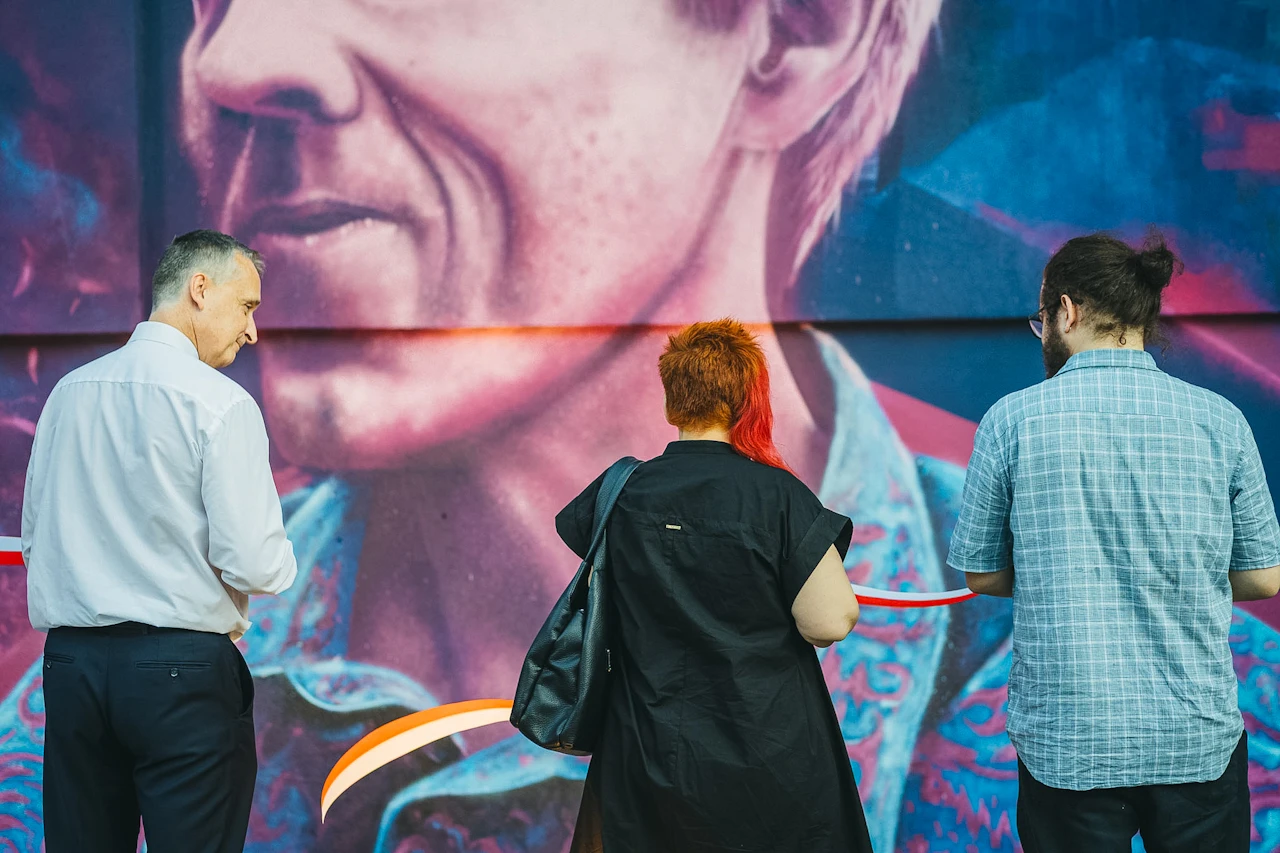 FOTO | Husein Oručević dobio mural u Mostaru