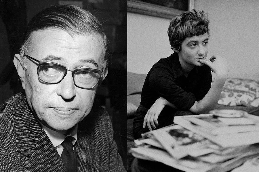 Françoise Sagan i Jean-Paul Sartre, velikani francuske i svjetske književnosti