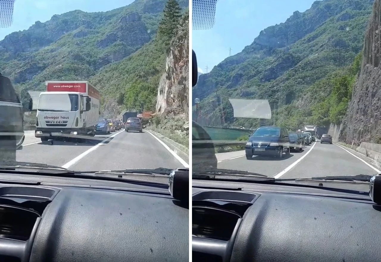Velike gužve na M-17 kod Jablanice, čeka se i do 40 minuta