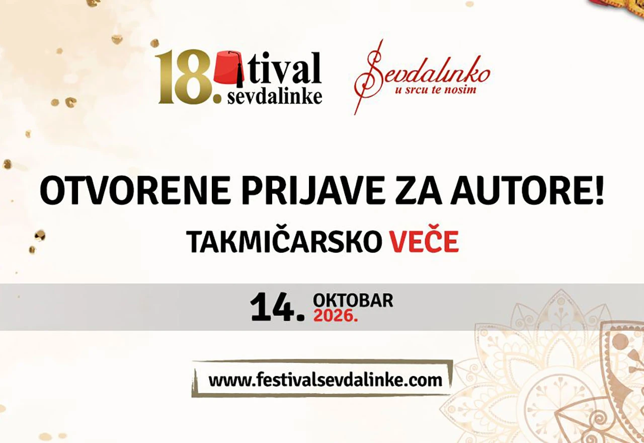 Otvoren natječaj za 18. Festival sevdalinke: Traže se nove autorske pjesme inspirisane sevdahom