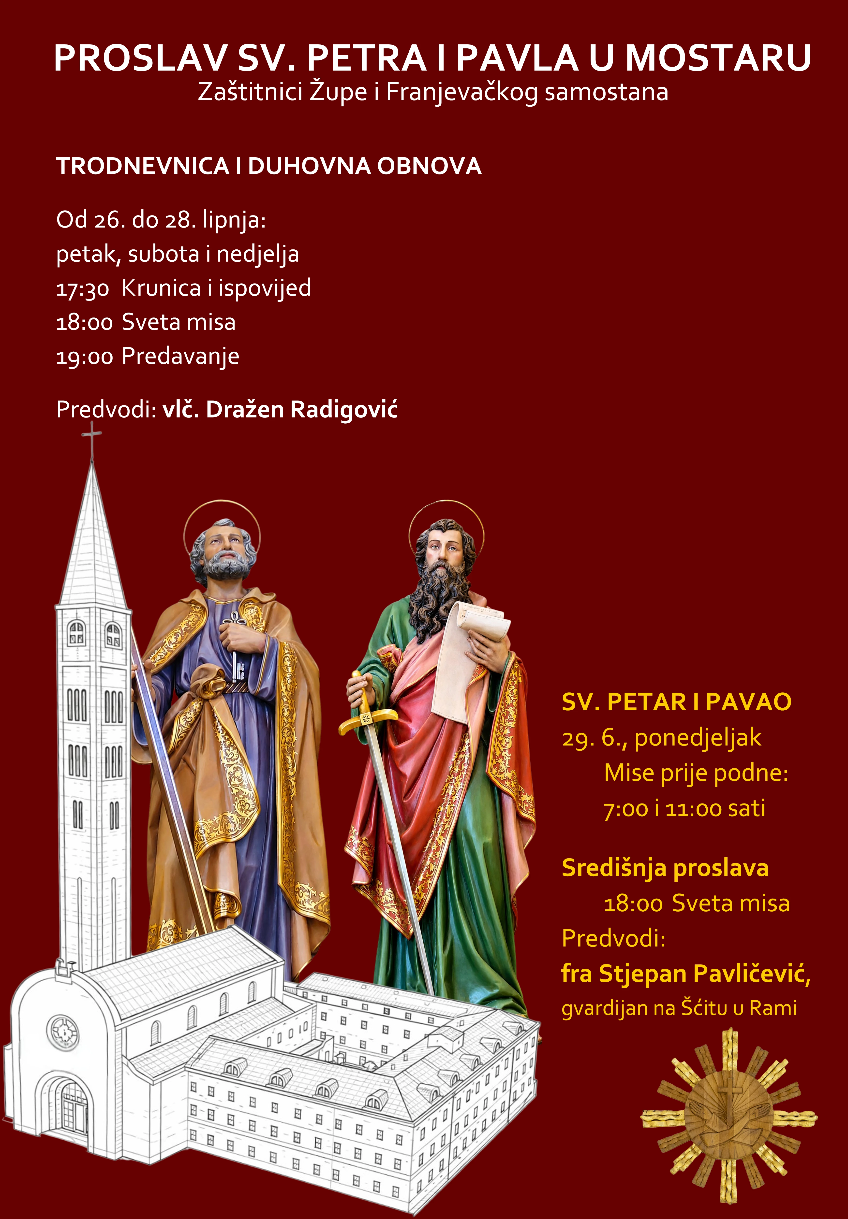 Duhovna obnova u Franjevačkoj crkvi u Mostaru