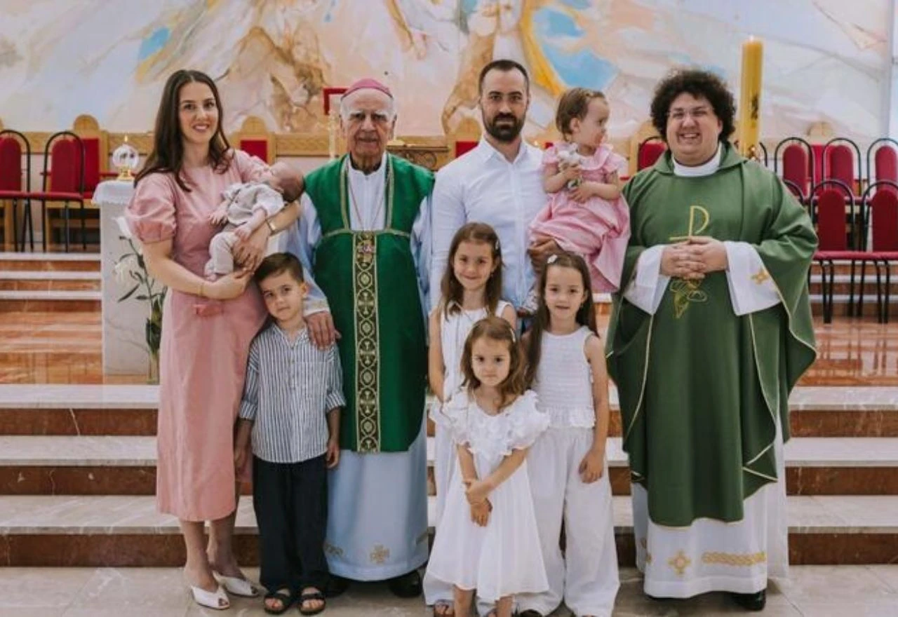 U Mostaru kršteno šesto dijete obitelji Zadro